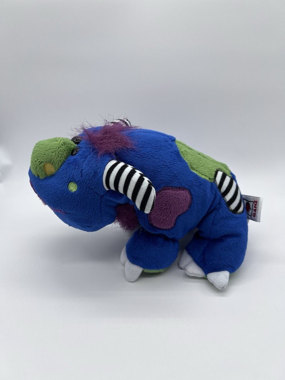 GANZ WEBKINZ Midnight Monster HM412 Blue Plush Stuffed Animal Soft Toy NO CODE